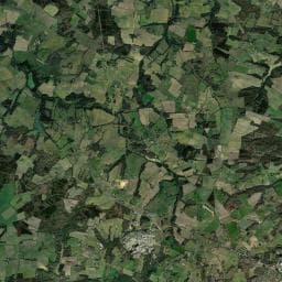 Vue aérienne des environs de Ferme de Bacoge