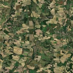Vue aérienne des environs de La Plage de Verduzan