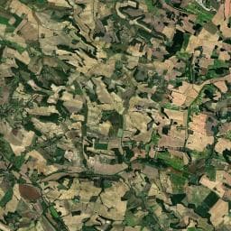 Vue aérienne des environs de Camping Les Angeles