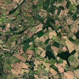 Vue aérienne des environs de En Saubis
