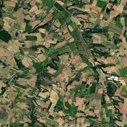 Vue aérienne des environs de Camping municipal Monfort