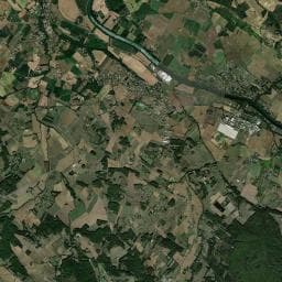 Vue aérienne des environs de Aire de camping-car à La Magdelaine-sur-Tarn