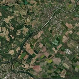 Vue aérienne des environs de Les Auzerals
