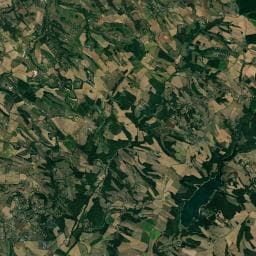 Vue aérienne des environs de A la ferme la Lieure