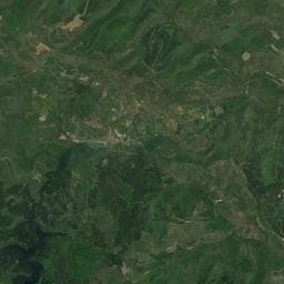 Vue aérienne des environs de Camping du Mas d'Arbousse