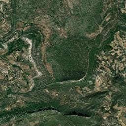 Vue aérienne des environs de Chapelle du Pic Saint Loup