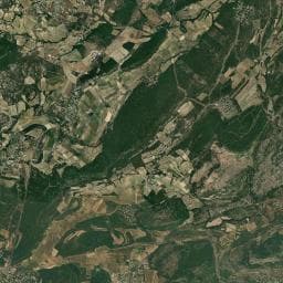 Vue aérienne des environs de AUBERGE DU CEDRE