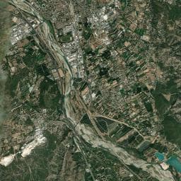 Vue aérienne des environs de Aire de Cavaillon - Plan d'Orgon