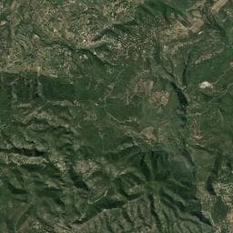 Vue aérienne des environs de grot