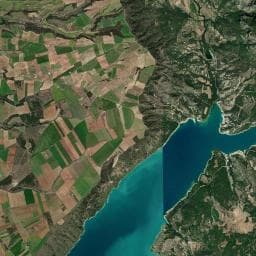 Vue aérienne des environs de Saint-Clair