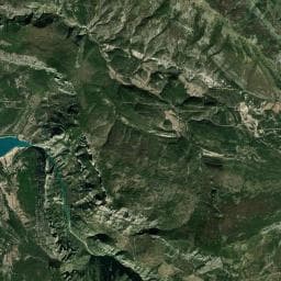 Vue aérienne des environs de Camping de la ferme de la Graou
