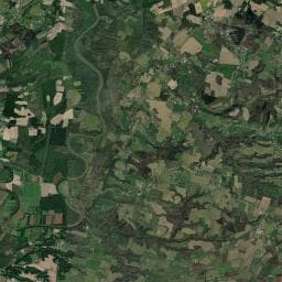 Vue aérienne des environs de Ferme Coumet-Aire naturelle