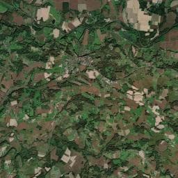 Vue aérienne des environs de Camping de la Saucille