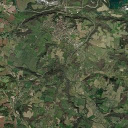 Vue aérienne des environs de Aire de camping-car des Rives de l'Adour