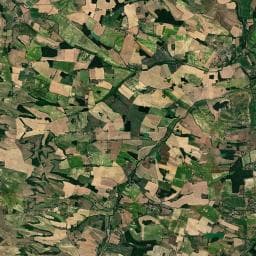 Vue aérienne des environs de Le Talouch