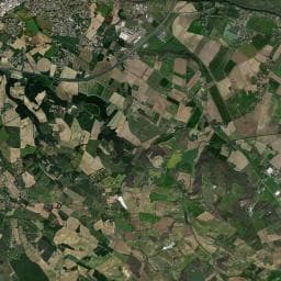 Vue aérienne des environs de Les Brugues