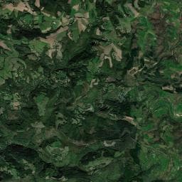 Vue aérienne des environs de Le jardin