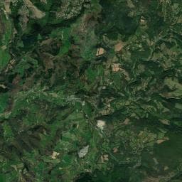 Vue aérienne des environs de Camping municipal La Rabaudié