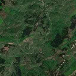 Vue aérienne des environs de Camping du Dourdou