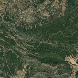 Vue aérienne des environs de Aire de repos à Mollégès
