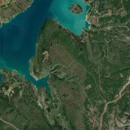 Vue aérienne des environs de Camping Aux Vallons