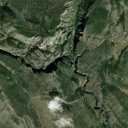 Vue aérienne des environs de Chalet CAF de la Maline-Verdon