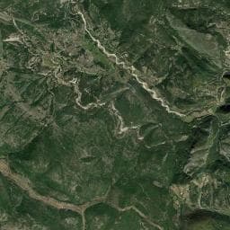 Vue aérienne des environs de Camping à la Ferme
