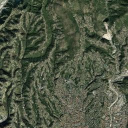 Vue aérienne des environs de Cabane des Graus