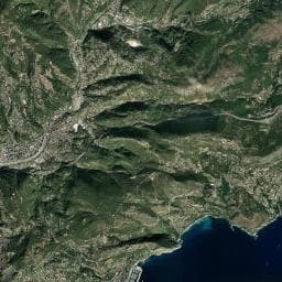 Vue aérienne des environs de Abri du vinaigrier