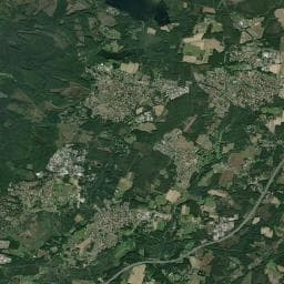 Vue aérienne des environs de Les 2 Etangs