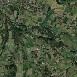 Vue aérienne des environs de Camping Les Ombrages
