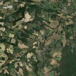 Vue aérienne des environs de Aire Houero Porcs Bio