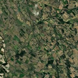 Vue aérienne des environs de Aire de Camping Car Lautrec