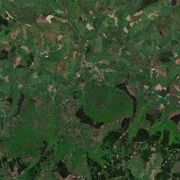 Vue aérienne des environs de Camping municipal Les Adrêts