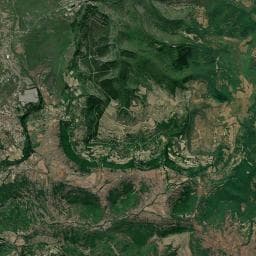 Vue aérienne des environs de LES CABÂNES - Hebergements insolites et Guinguette