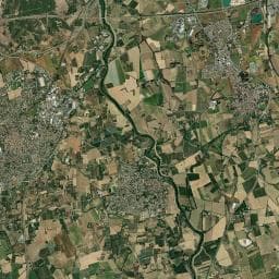 Vue aérienne des environs de Mas des Termes