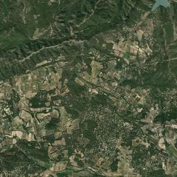 Vue aérienne des environs de Le Rock-Menourgues