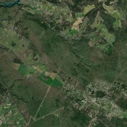 Vue aérienne des environs de Camping L'Avelanède