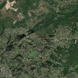 Vue aérienne des environs de Camping l'Orée d'Azur