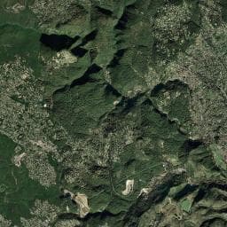 Vue aérienne des environs de Camping à Vallauris