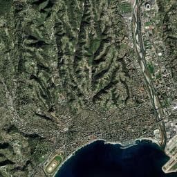 Vue aérienne des environs de Le Todos