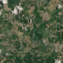 Vue aérienne des environs de Camping La Comtesse