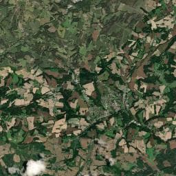 Vue aérienne des environs de Aire de camping-car à Pouillon