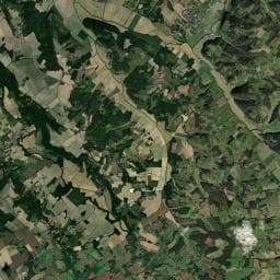 Vue aérienne des environs de Camping municipal