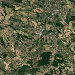Vue aérienne des environs de Aire de camping-car à Lasseube-Propre