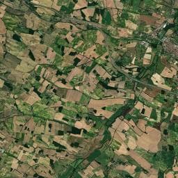 Vue aérienne des environs de Aire Communale du Lac