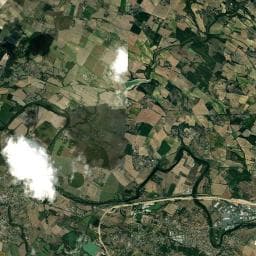 Vue aérienne des environs de Aire de camping-car à Cambounet-sur-le-Sor