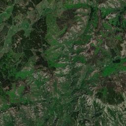 Vue aérienne des environs de Refuge de Caïssenols le Haut