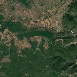 Vue aérienne des environs de AIRE DE SALASC - CAMPING CAR