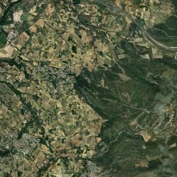 Vue aérienne des environs de MAS PALAT